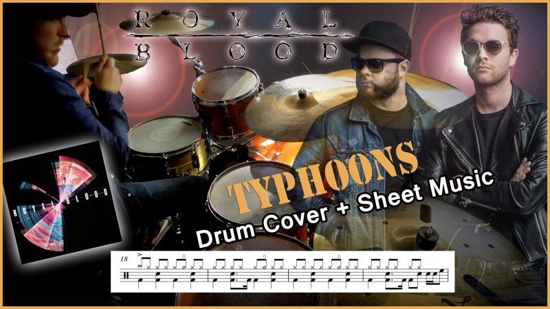 Typhoons Royal Blood Drum transcription - Partition batterie PDF Typhoons Royal Blood
