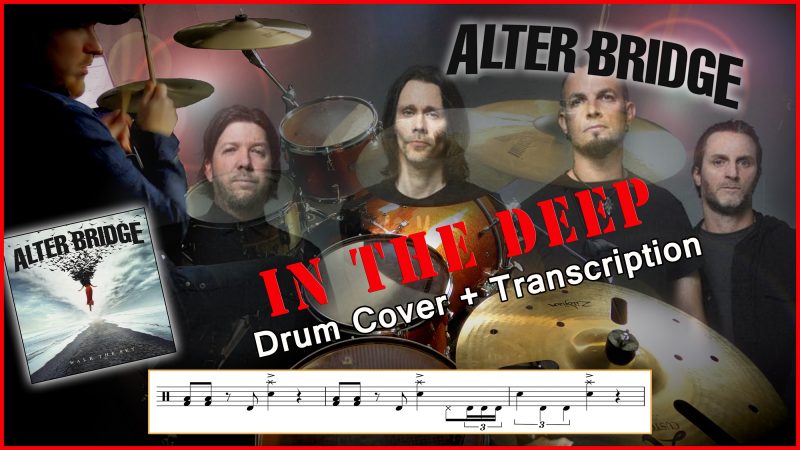 In the Deep Alter Bridge Drum transcription PDF- Partition batterie PDF In the Deep Alter Bridge