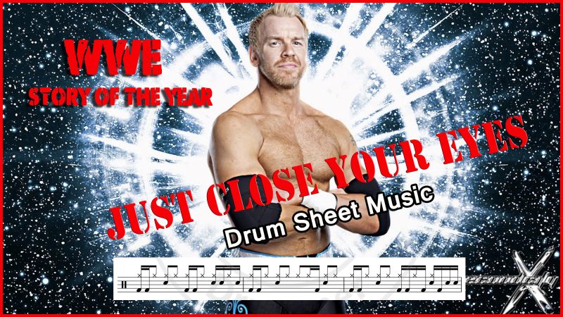 Just Close Your Eyes - Christian WWE Story Of The Year Drum transcription PDF- Partition batterie PDF Just Close Your Eyes - Christian WWE Story Of The Year