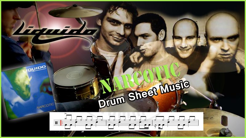 Narcotic Liquido Drum transcription PDF- Partition batterie PDF Narcotic Liquido