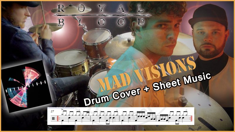 Mad Visions Royal Blood Drum transcription PDF- Partition batterie PDF mad visions royal blood