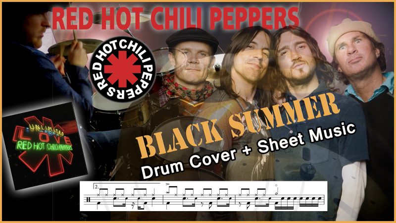Black Summer Red Hot Chili Peppers Drum transcription PDF- Partition batterie PDF Black Summer Red Hot Chili Peppers